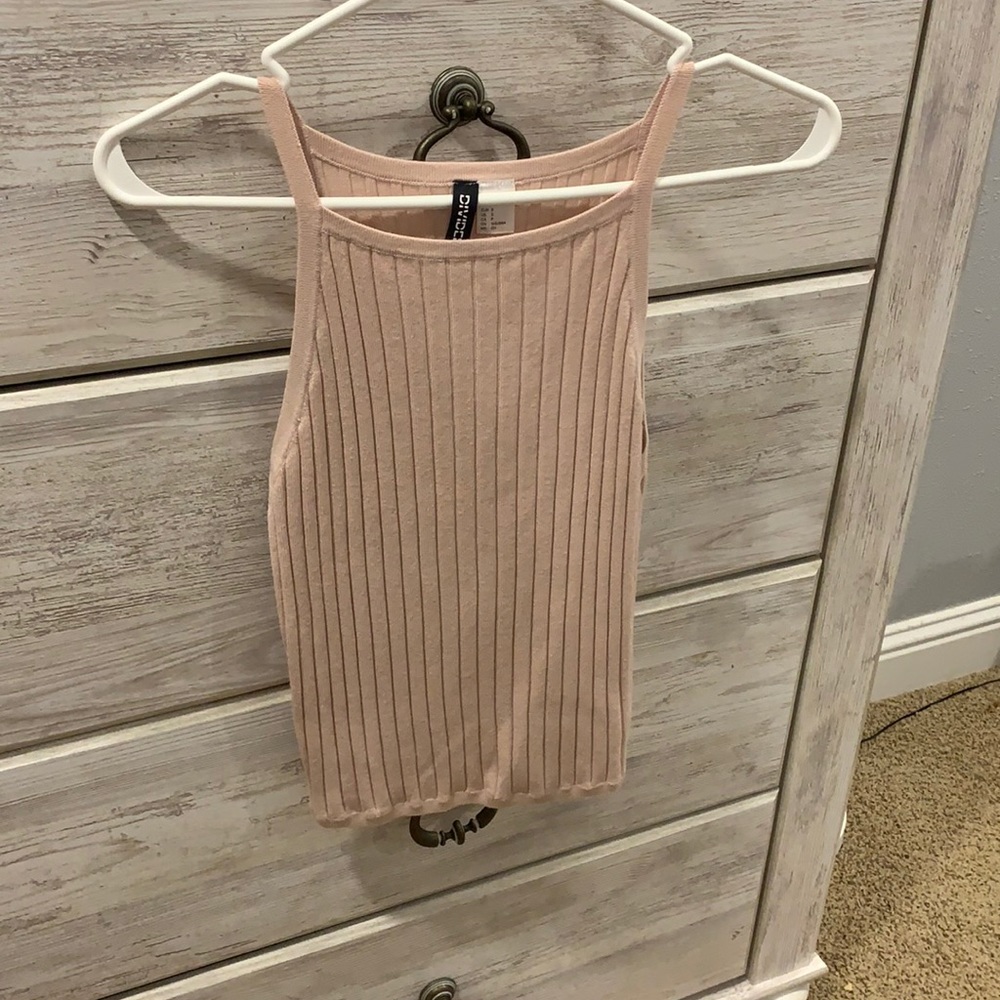 DIVIDED cropped tank